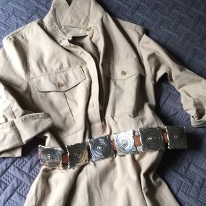 Banana Republic safari dress